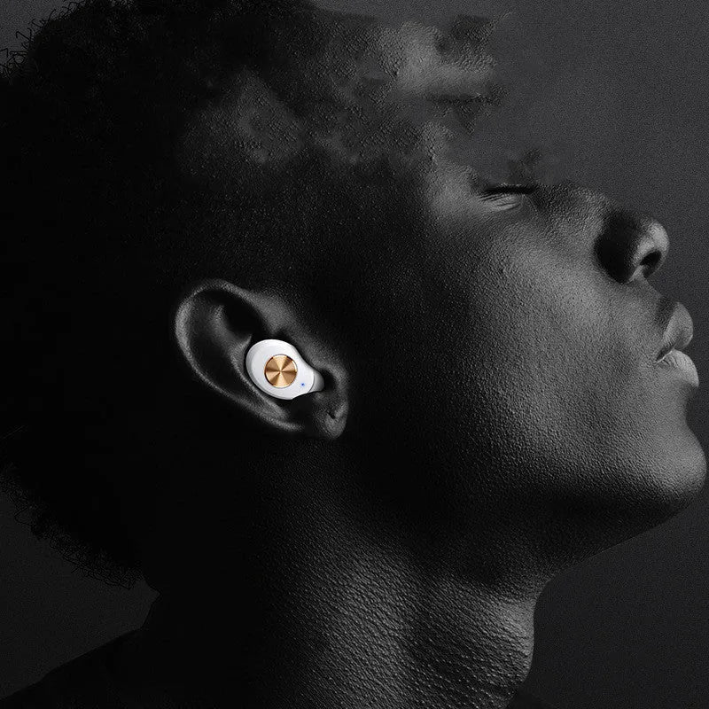 Pebble Series wireless Bluetooth TWS earbuds in black, white, and dark green with charging case
