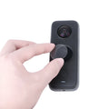 Tempered glass screen protector kit for Insta360 ONE X2 action camera with cleaning wipe.