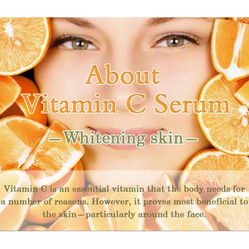 10ml Vitamin C hyaluronic acid facial serum bottle for whitening and anti-aging