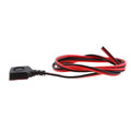 Red car alarm emergency reset panic switch with 50 cm cable and 15x15mm button