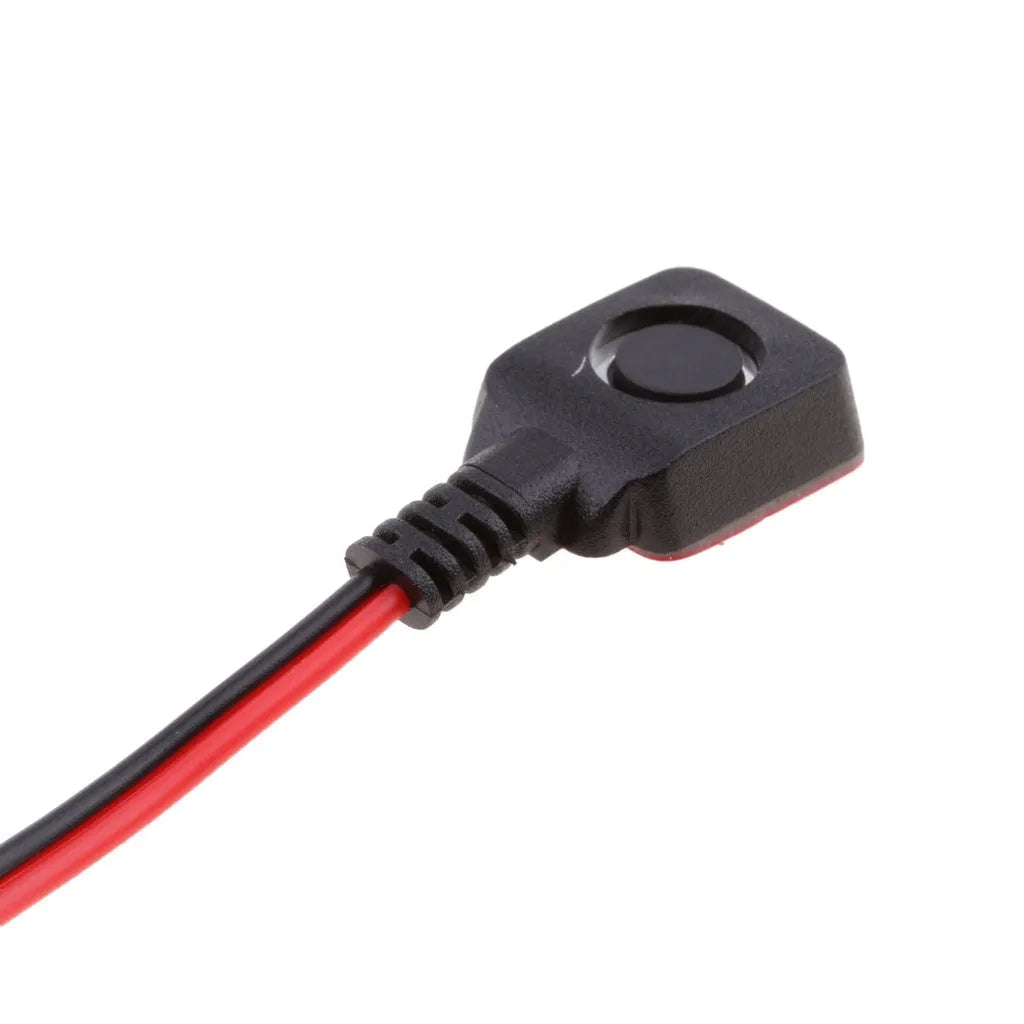 Red car alarm emergency reset panic switch with 50 cm cable and 15x15mm button