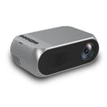 Mini portable projector in black with LED lens front projection 20-80 inch display