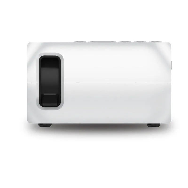 Mini portable projector in black with LED lens front projection 20-80 inch display