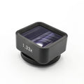 Black SANYK 1.33x anamorphic widescreen lens for mobile phones with 17mm thread mount
