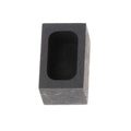 Square high-purity graphite crucible for melting precious metals like gold and silver