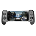 Cytec black and red blue wireless Bluetooth telescopic game controller holding a mobile phone
