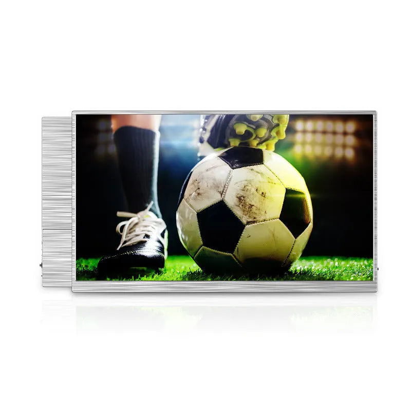 15-inch portable computer monitor with slim profile showing HDMI connectivity for gaming and mobile use
