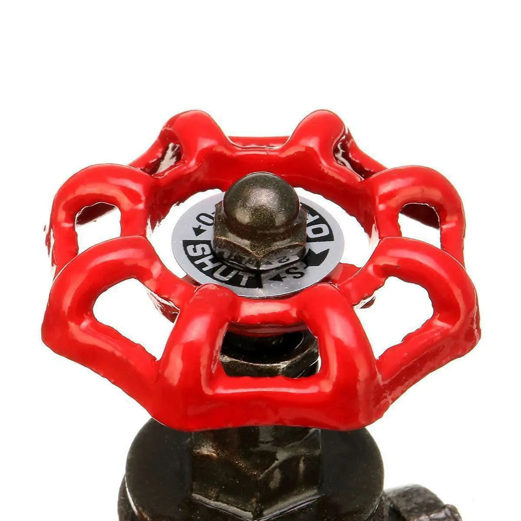 Grey copper steampunk industrial light switch valve with 3/4 inch threaded connection