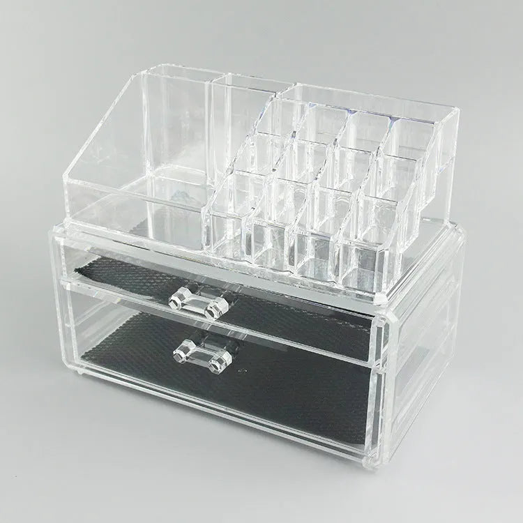 Clear acrylic storage container showing transparent foldable design with 18 litre capacity