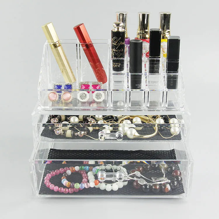 Clear acrylic storage container showing transparent foldable design with 18 litre capacity