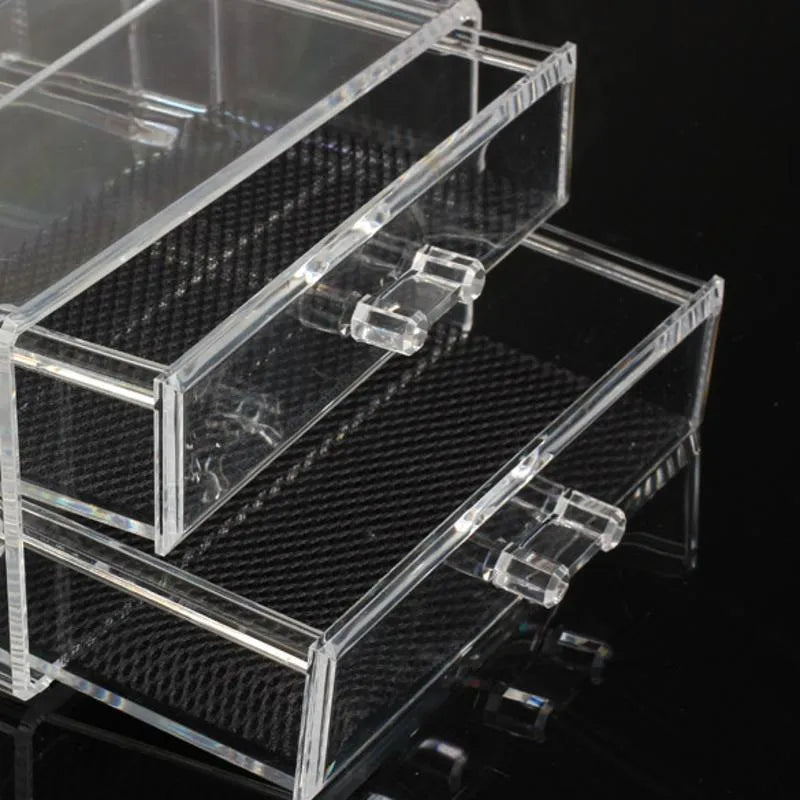 Clear acrylic storage container showing transparent foldable design with 18 litre capacity
