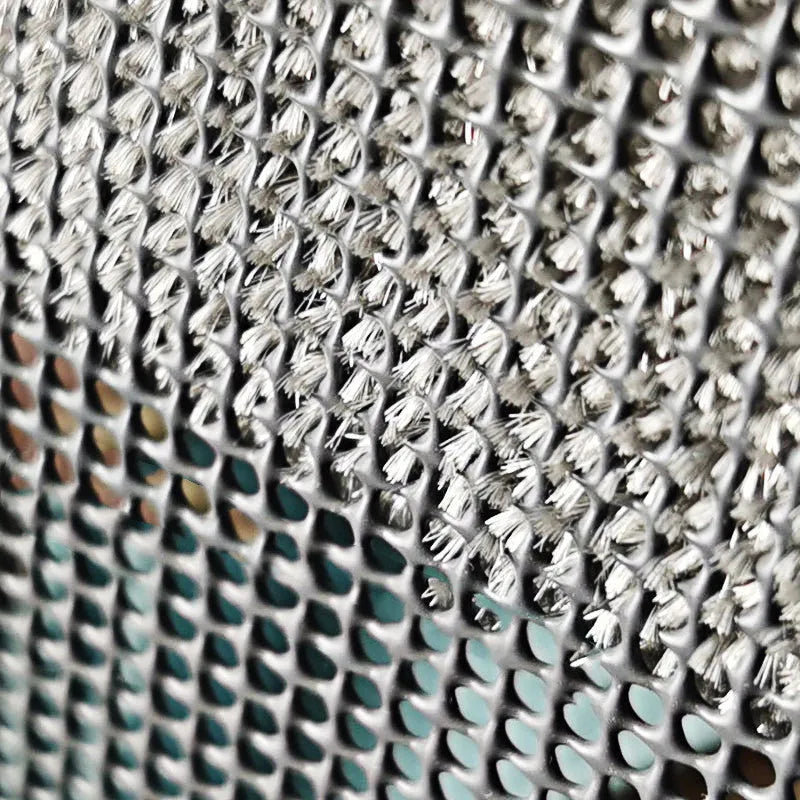 Window cleaning brush with optional glass scraper and crevice brush tool in blue or pink colours