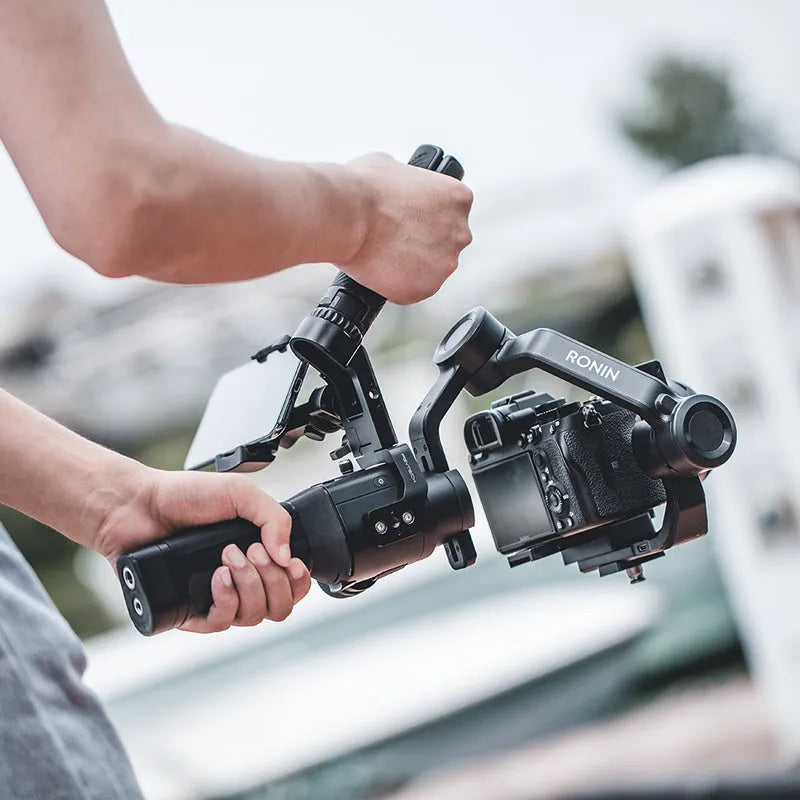 PGYTECH aluminium alloy pot holder accessory for DJI Ronin S and SC gimbals on a tripod