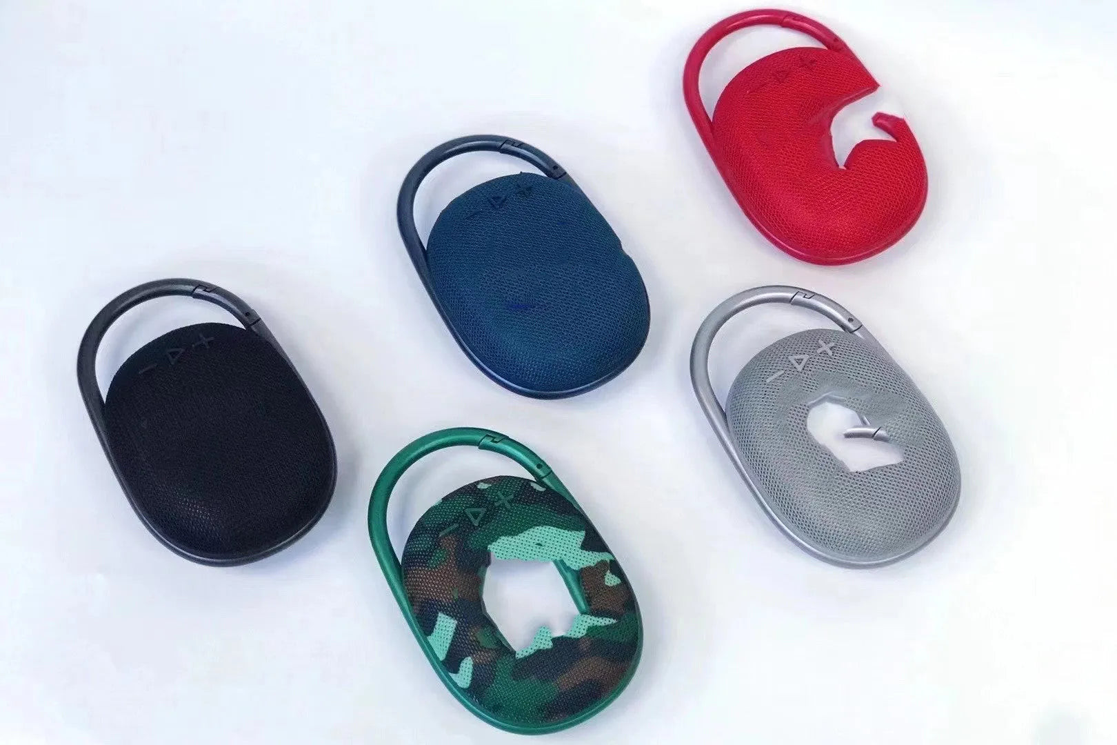 Portable Bluetooth speaker in six colour options with USB charging port and compact design