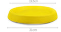 Yellow EVA plastic dog throwing toy weighing 70 grams for training and bonding activities