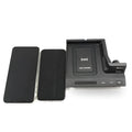 Black ABS car wireless charging board measuring 21x21x6.1cm for Mercedes-Benz A/GLC and C-Class vehicles