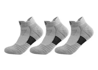 Elite Socks men thickened towel bottom deodorant quick-drying running socks in black grey and white colour options