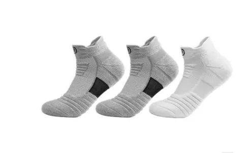 Elite Socks men thickened towel bottom deodorant quick-drying running socks in black grey and white colour options