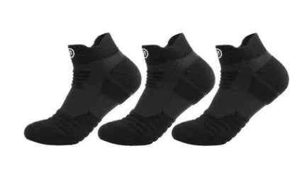 Elite Socks men thickened towel bottom deodorant quick-drying running socks in black grey and white colour options