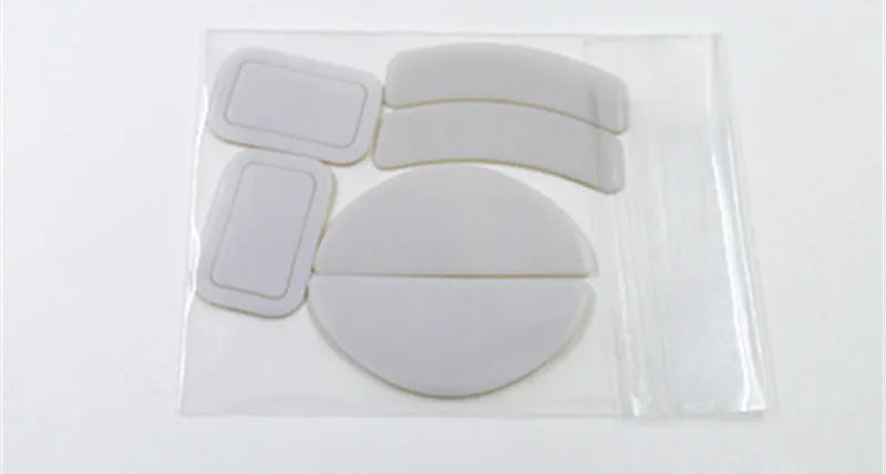 Esports Tiger mouse skates for Logitech GPX Superlight with white Razer foot stickers and mouse pad
