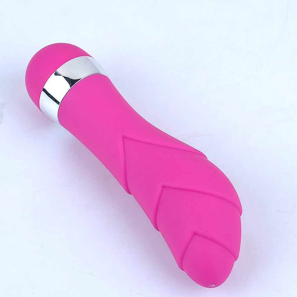 Vibefun AV vibrator in nude colour with realistic dildo shape and anal beads