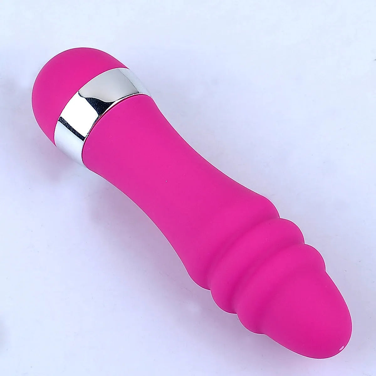 Vibefun AV vibrator in nude colour with realistic dildo shape and anal beads