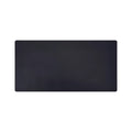 Extra large double-material waterproof mouse pad in black with storage bag on desk