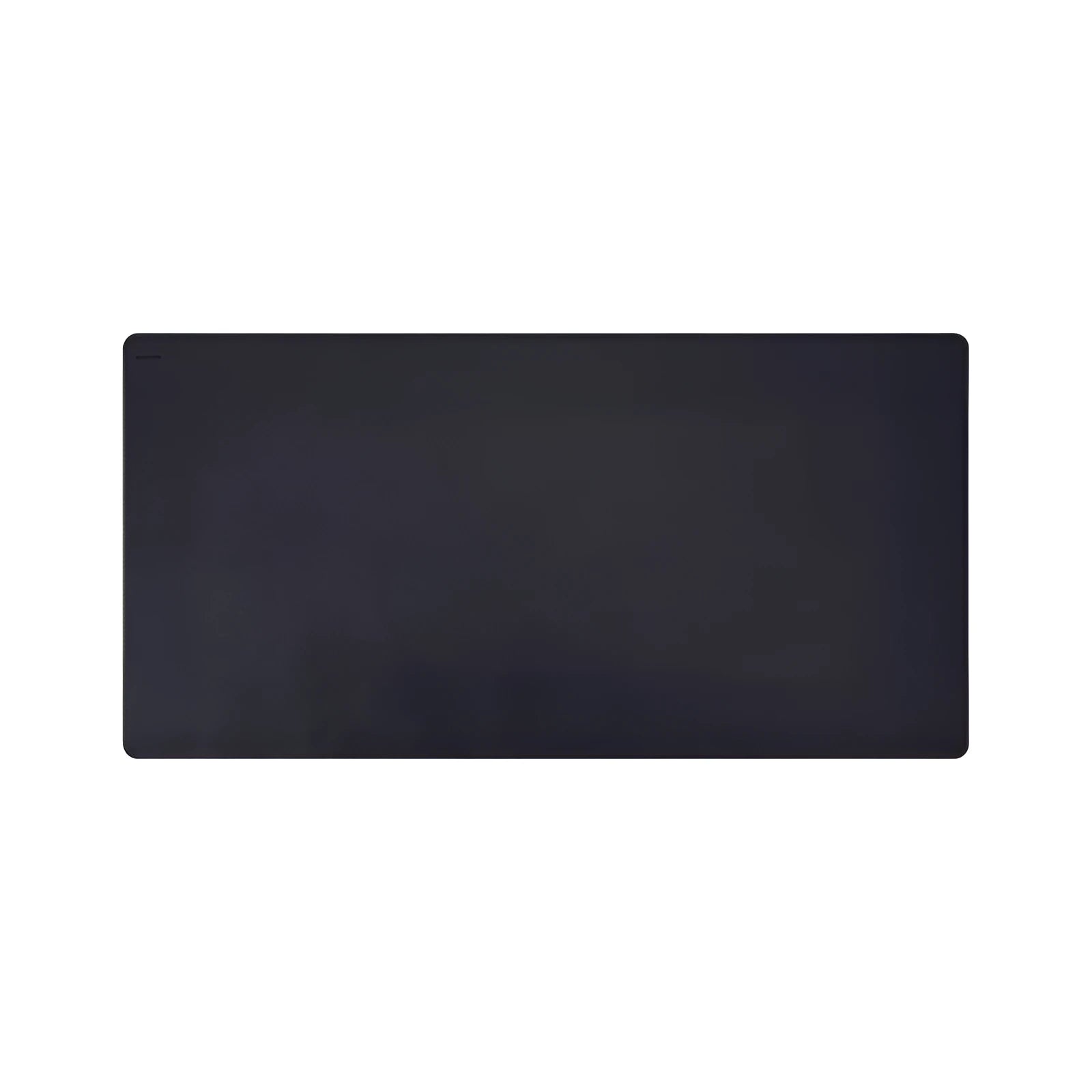 Extra large double-material waterproof mouse pad in black with storage bag on desk