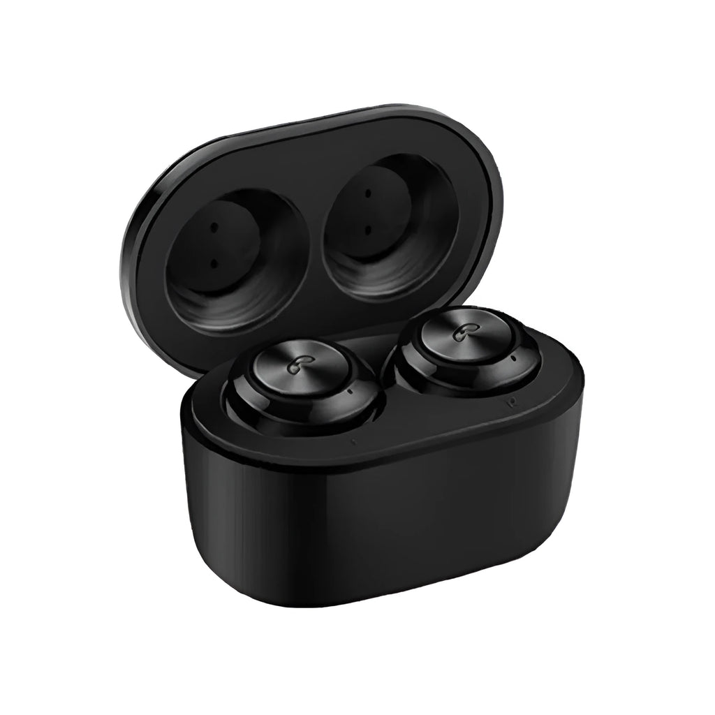 A6 TWS Bluetooth wireless earbuds with noise cancelling in black and white colour options