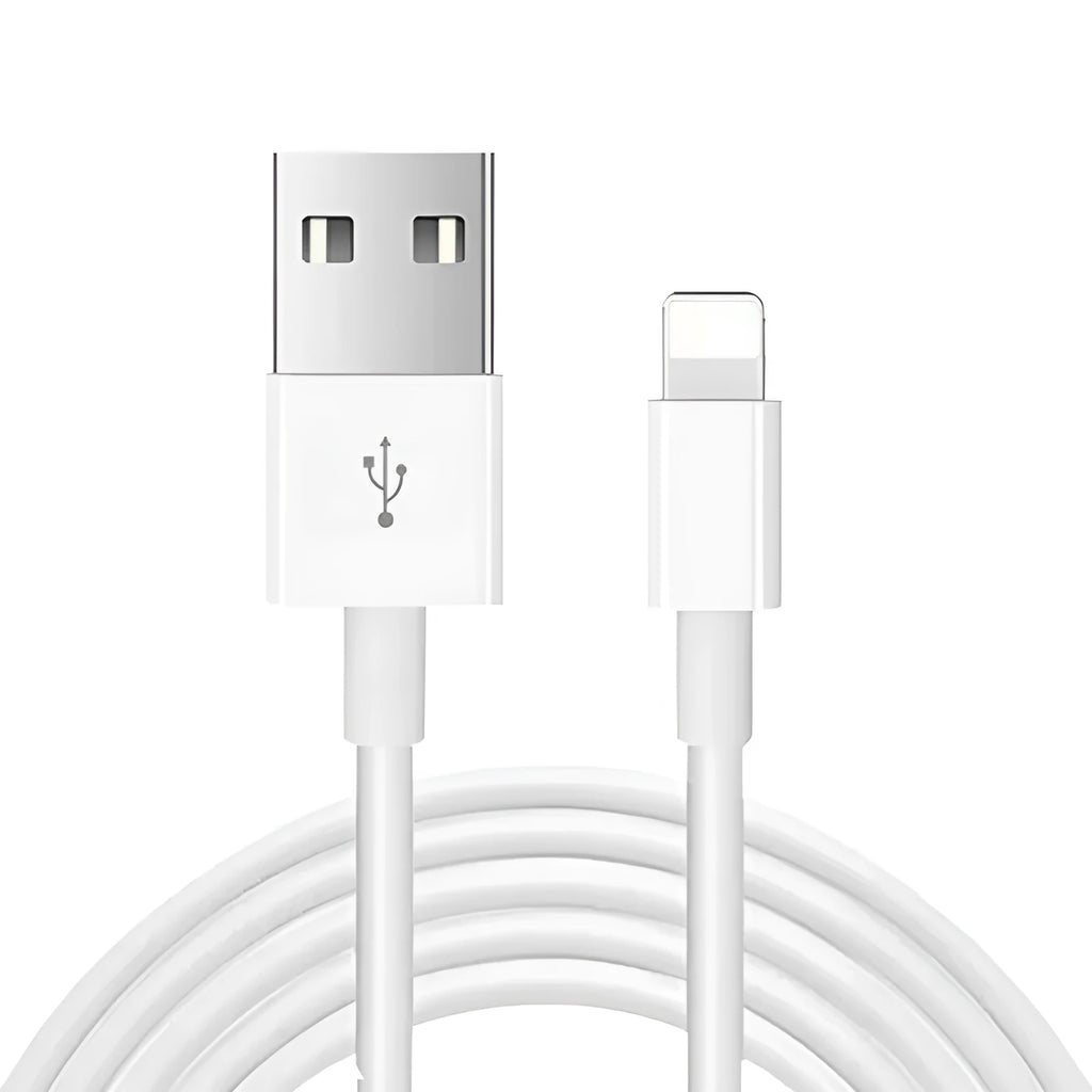 White 20W USB-C fast charger with 1 metre cable for iPhone and iPad charging