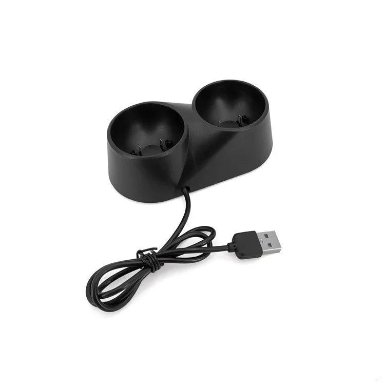 Black PS4 VR handle charger with plastic shell for dedicated charging