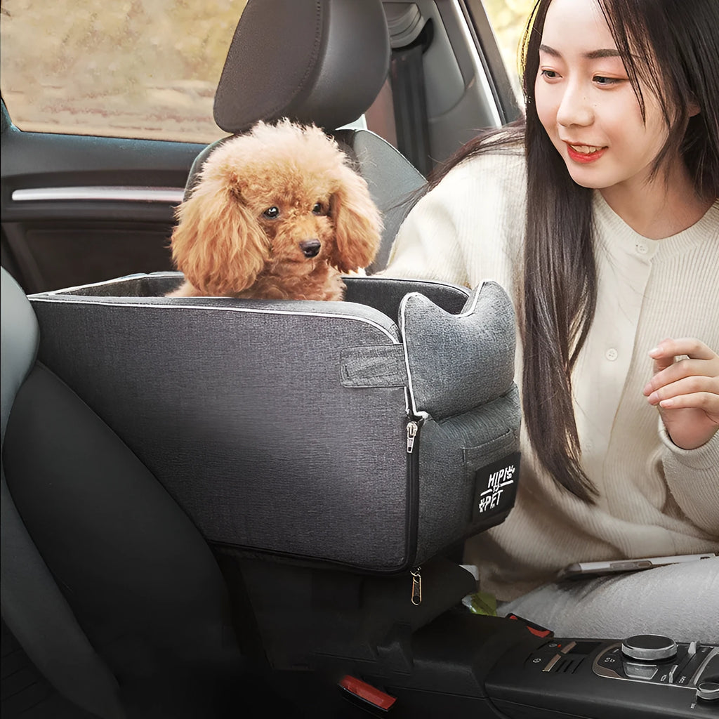 Car pet mat dog house 42x20x22cm oval beige colour for cats and small dogs