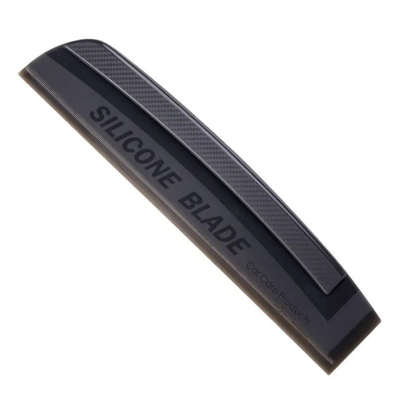 Dark grey and black silicone car glass wiper blade for windscreen cleaning