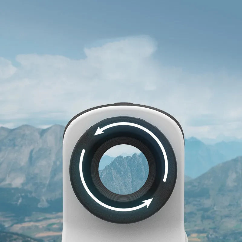 Golf laser rangefinder telescope for 1500 metre distance measurement
