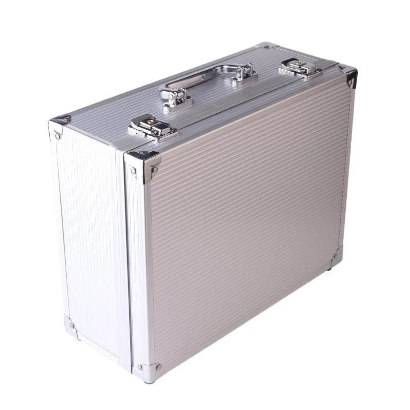 Rongtian black or silver aluminium alloy tattoo equipment storage box for studio organisation