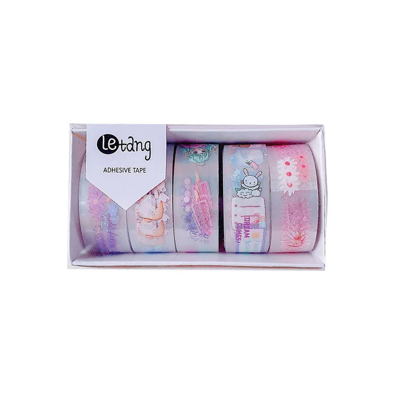 Creative washi paper tape 1.5cm cartoon aesthetic college style DIY decor