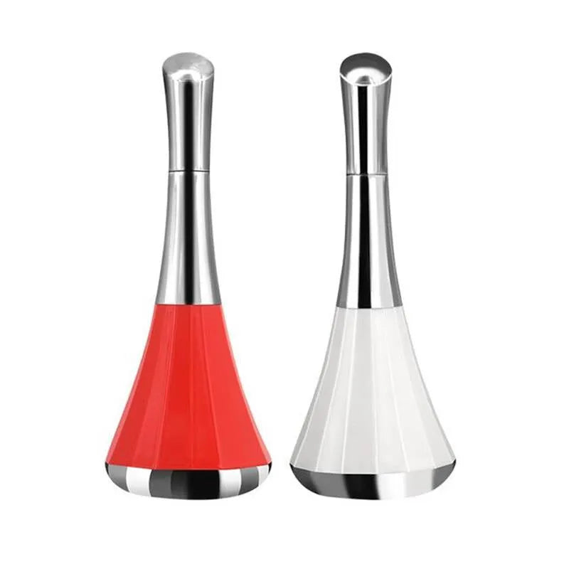 Small gyroscope facial beauty instrument in white with ABS body and CR2032 battery