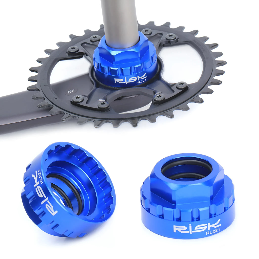 Blue aluminium alloy bicycle chain disc removal wrench for 12-speed direct mount applications