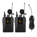 Black Little Bee X3 wireless lavalier microphone with clip for clothing.