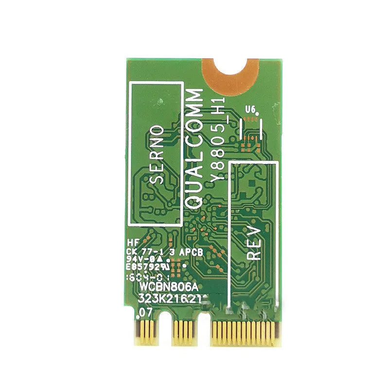 QCNFA435 NGFF M2 green wireless network card with 802.11AC and Bluetooth 4.1