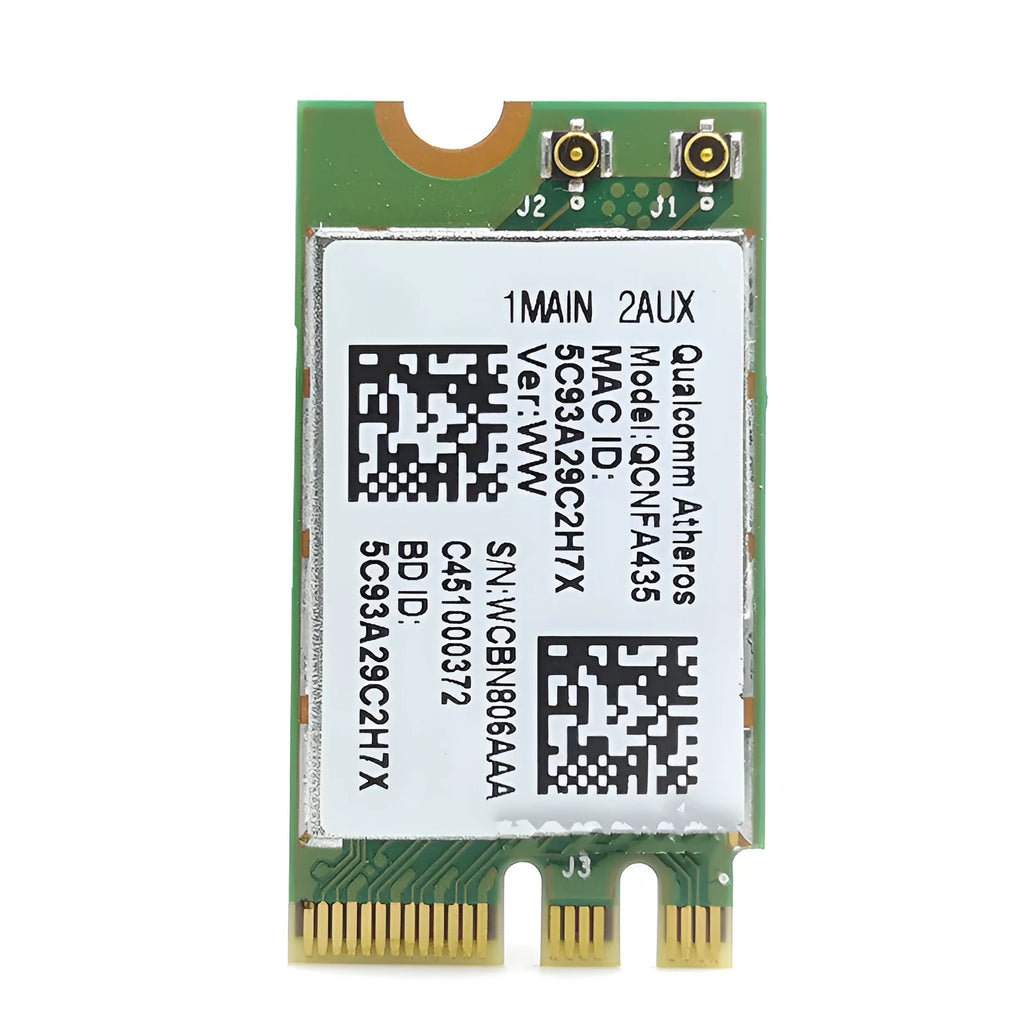 QCNFA435 NGFF M2 green wireless network card with 802.11AC and Bluetooth 4.1