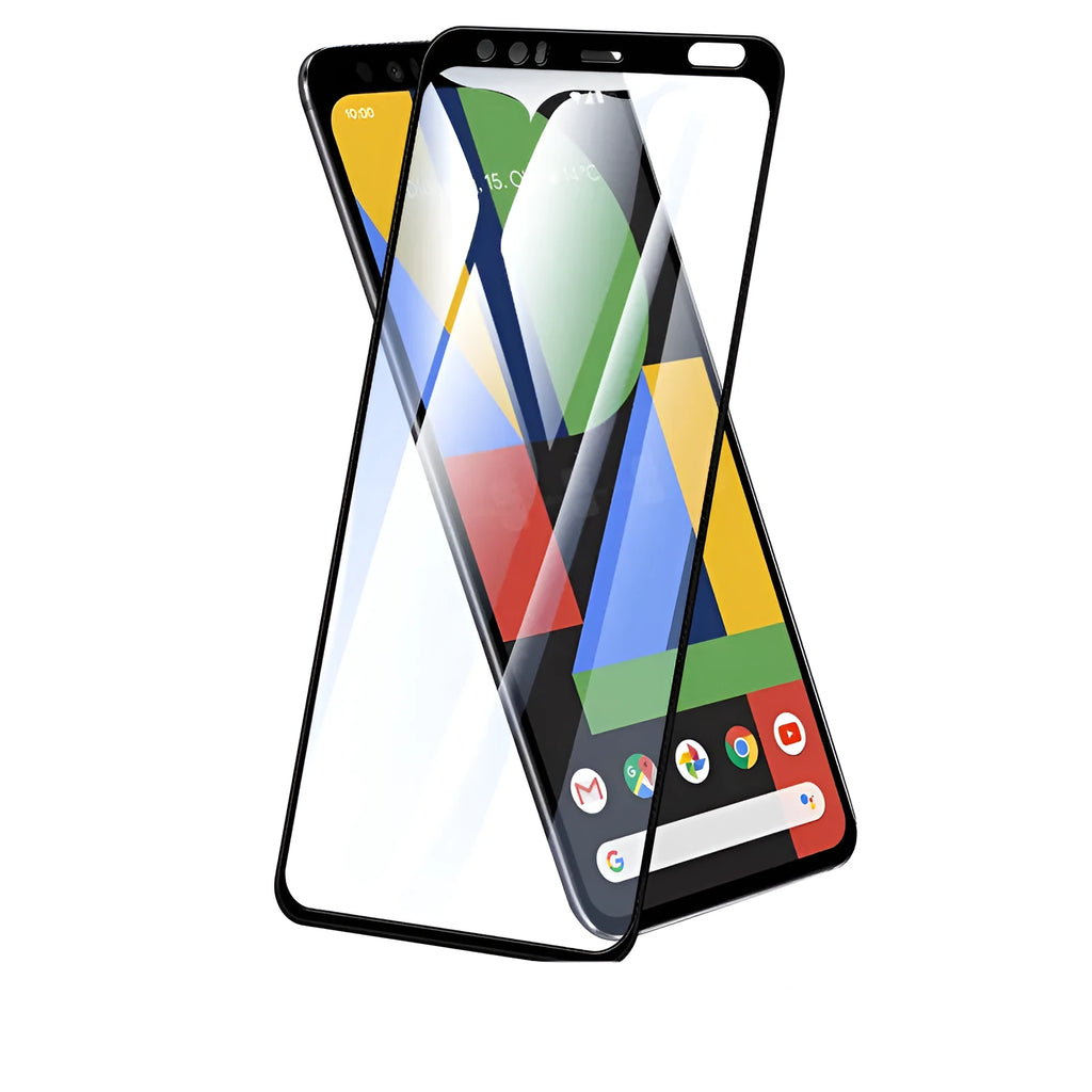 Tempered glass screen protector for Google Pixel 4 XL full screen coverage HD black front film