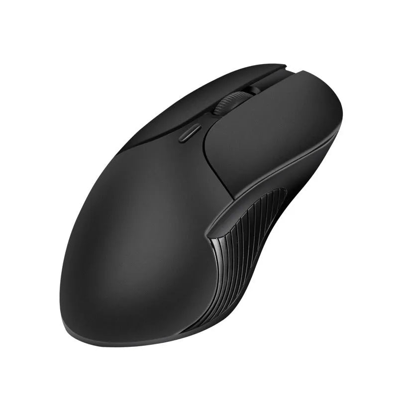 Blue smart voice mouse with 2.4G wireless receiver and voice control button for computer translation
