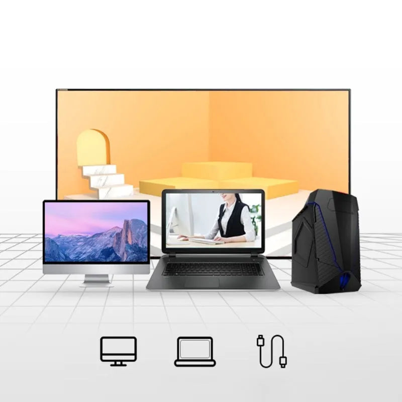 Blue smart voice mouse with 2.4G wireless receiver and voice control button for computer translation