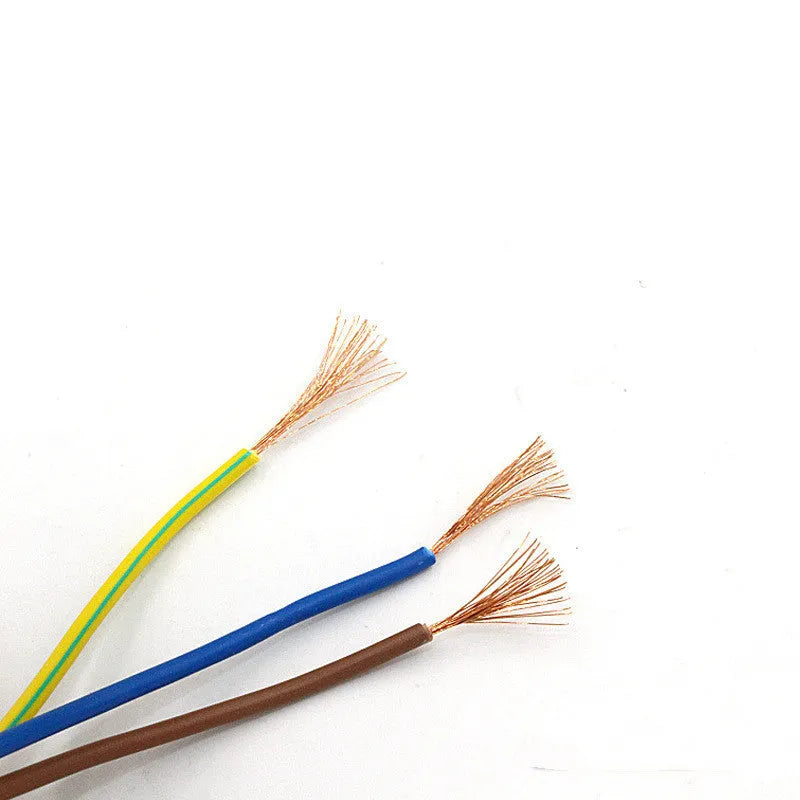 Black US plug power cord showing three-pin plug and 1.2m of PVC-sheathed cable.