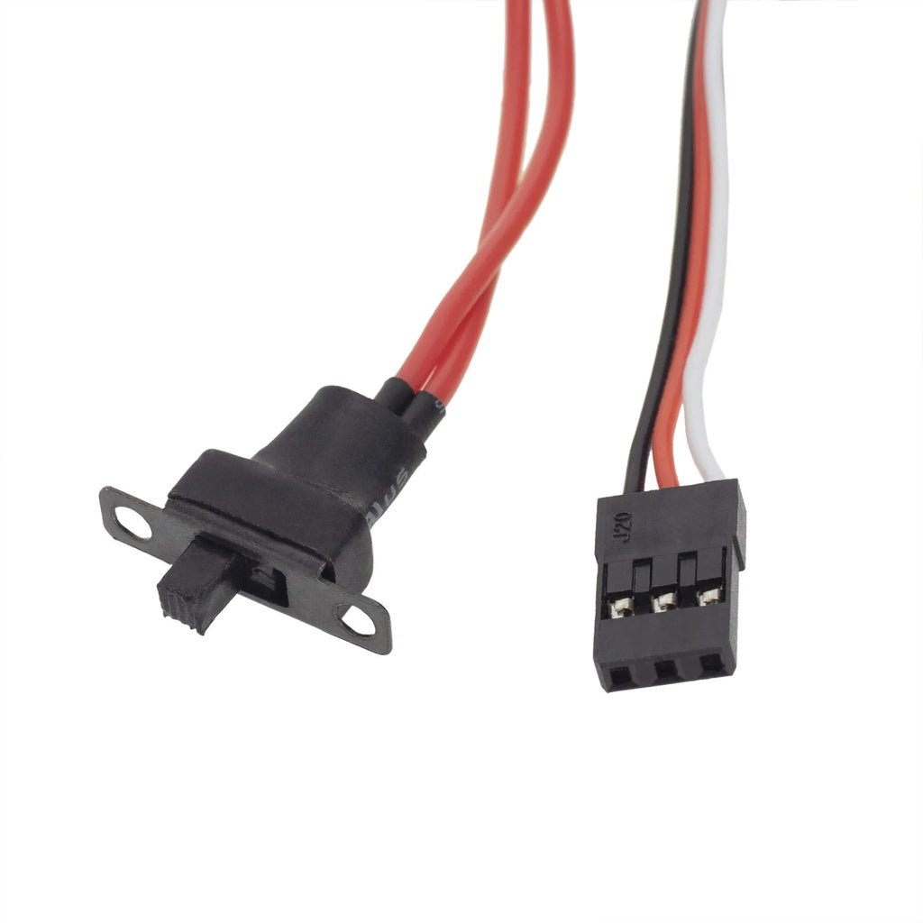Small Boat G500 40A brushed electronic speed controller for 1/16 and 1/18 scale RC models.
