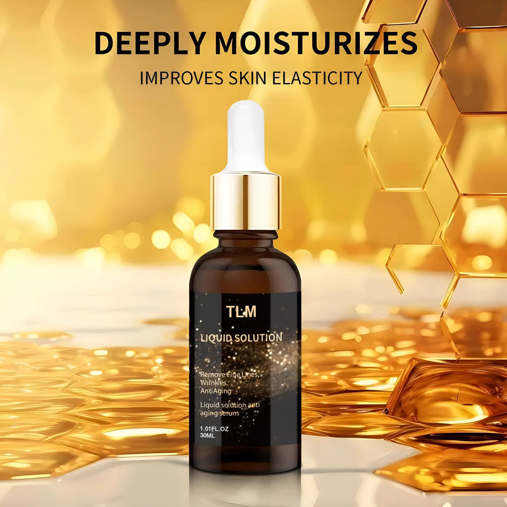 30 ml bottle of hyaluronic acid facial moisturising solution for delicate skin care
