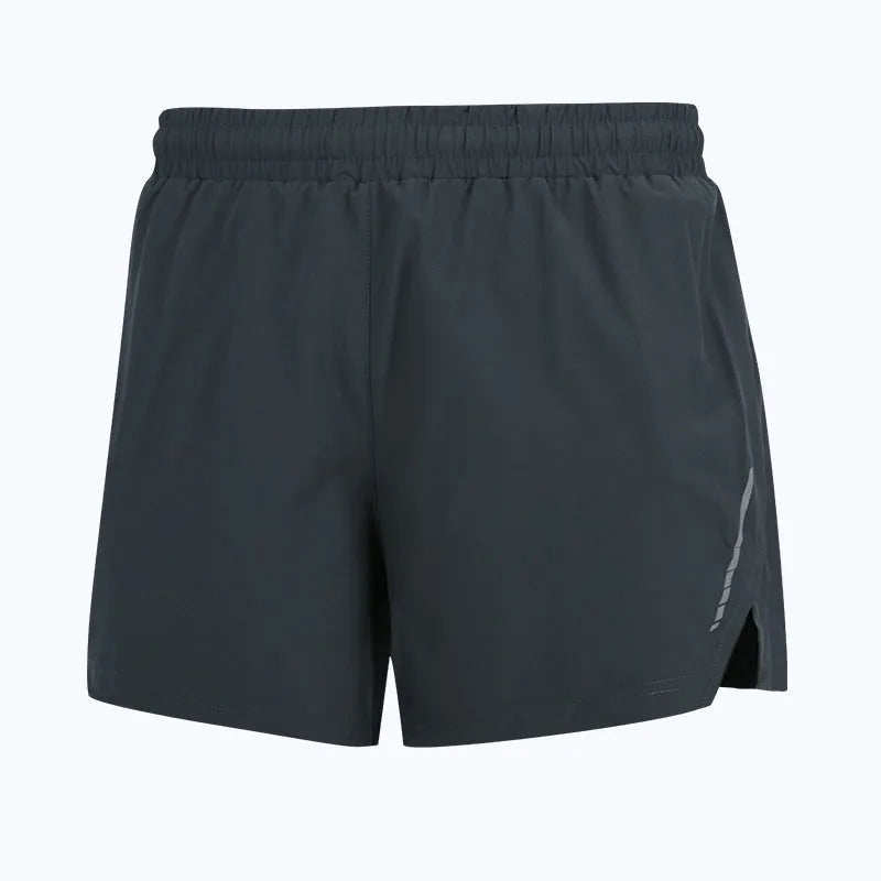 Men's straight-cut quick-drying running shorts in polyester available in four colours