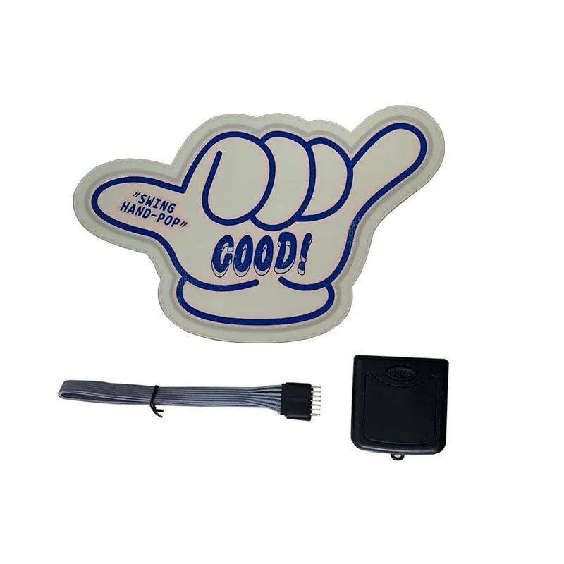Luminous adhesive sticker sheet with LED driver and connecting cable for window lighting