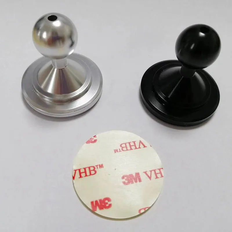 Aluminium alloy instrument panel accessories in black and silver finishes with universal mounting base